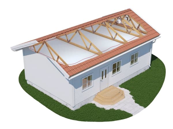 DryAttic Vindsavfuktare - 10-100m2 - Underhållsfri - från Drybox