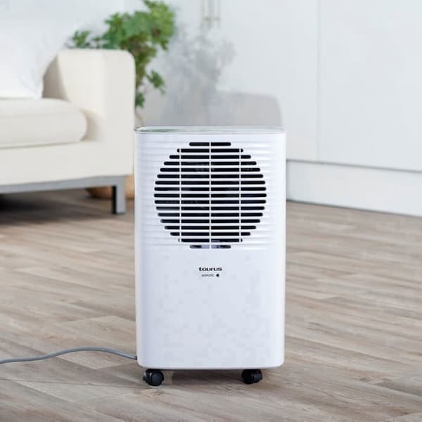 Taurus Alpatec Pleasant 210W avfuktare, 2 hastigheter, 12L/24h tank, för max yta 25 m², timer