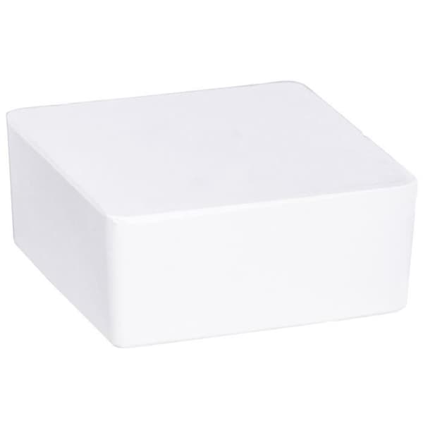 WENKO Luftavfuktare refill Cube - refill för fuktabsorbent 1000 g, kalciumklorid, 12x5x12 cm, vit