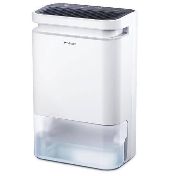 Avfuktare - Pro Breeze - 10L - Tyst system - Fuktdetektering - Kontinuerlig dränering