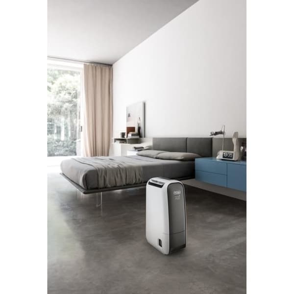DELONGHI DNS 65 Luftavfuktare 6 liter/dag Tvättfunktion -Techno Zeolite - Tyst: 34dB