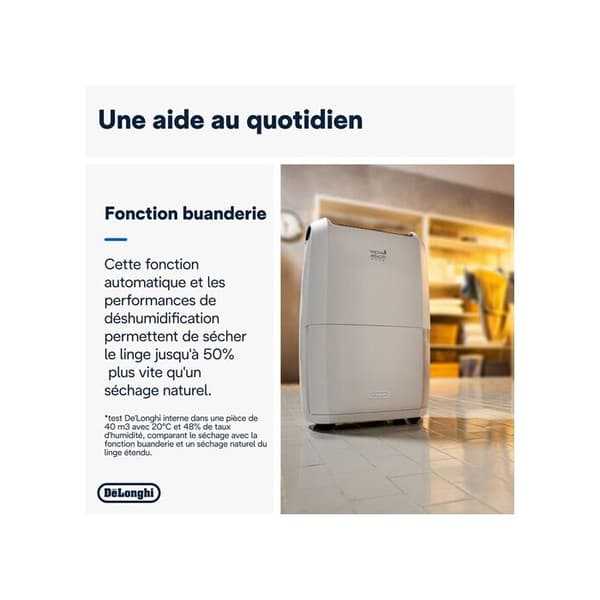 Avfuktare - Delonghi - DDSX220 - Vit - Elektrisk - KVM