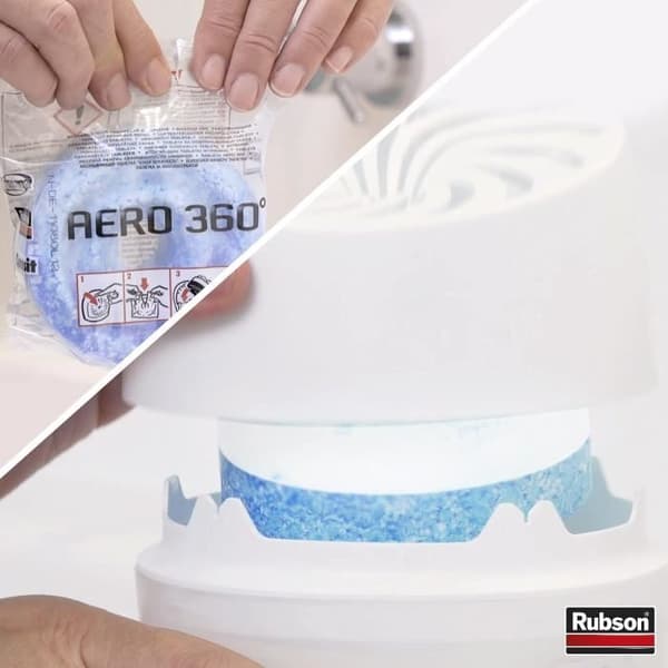 Rubson aero 360 badrumsabsorbent 450g x6