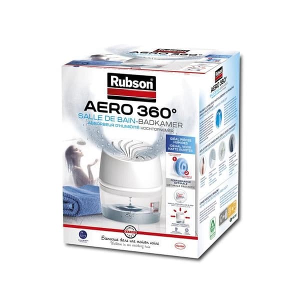 Rubson aero 360 badrumsabsorbent 450g x6