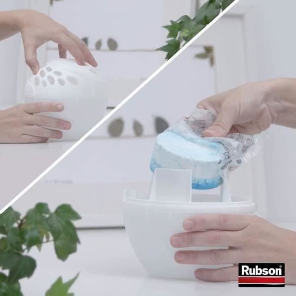 RUBSON Refill SENSATION 3-i-1 Aroma Energi Frugt Pakke med 2 refills