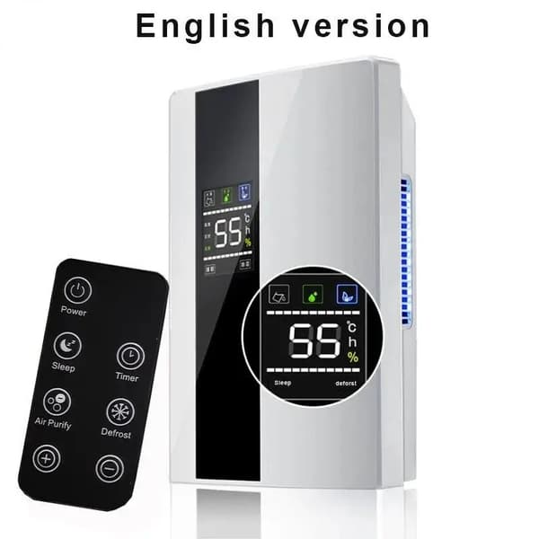 Bärbar Avfuktare, 500-2200 ml Kapacitet, 90W Effekt,EU-kontakt