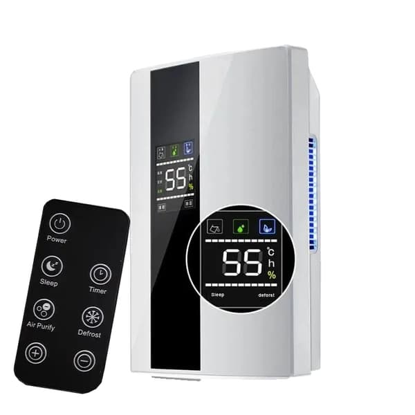 Bärbar Avfuktare, 500-2200 ml Kapacitet, 90W Effekt,EU-kontakt