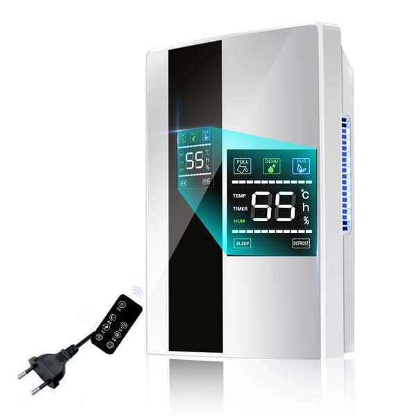 Mini elektrisk luftaffugter, energieffektiv, kraftfuld affugtning,HVID, EU Stik