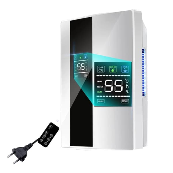 Mini elektrisk luftaffugter, energieffektiv, kraftfuld affugtning,HVID, EU Stik