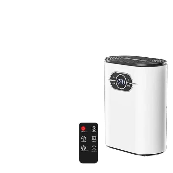 Ilmankuivain, 500-600 ml/24H kapasiteetti, 1200 ml vesitankki, kaukosäädin,Lippulaiva kaukosäädin, EU Plug