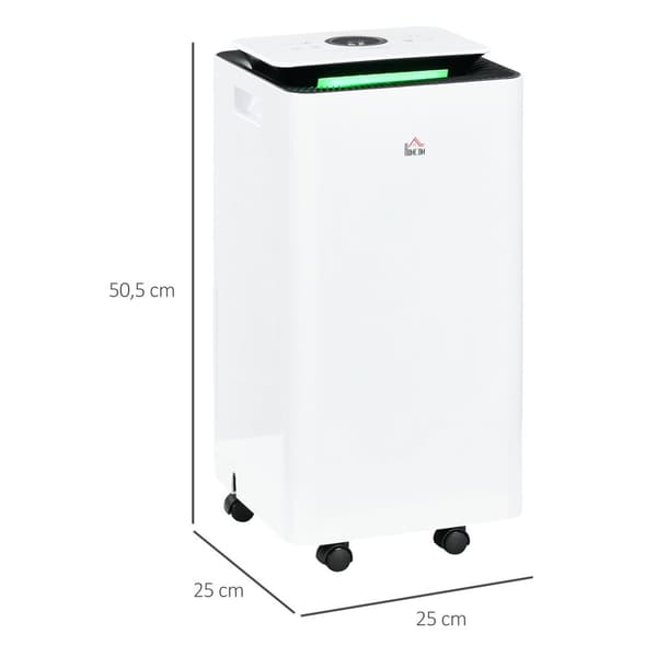 Elektrisk Avfuktare, 10L/dag Kapacitet, 42 dB Ljudnivå