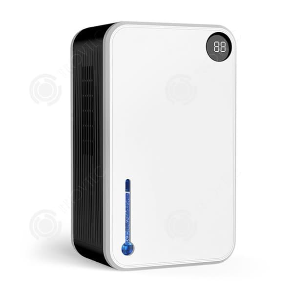 INN Avfuktare 21 x 35 x 14 cm 2400 ml 5 funktioner färgade ljus digital LED-display 3 timers ljudreduktion
