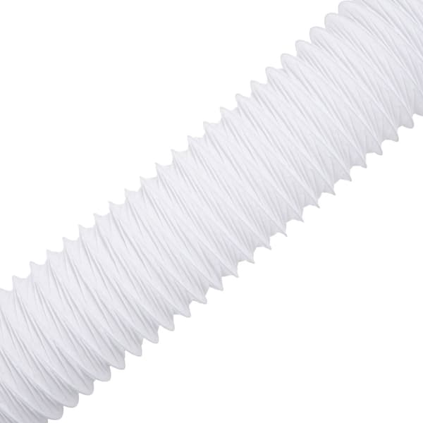 The Living Store udluftningsrør 6 m 12,5 cm PVC - Ventilationskanaler