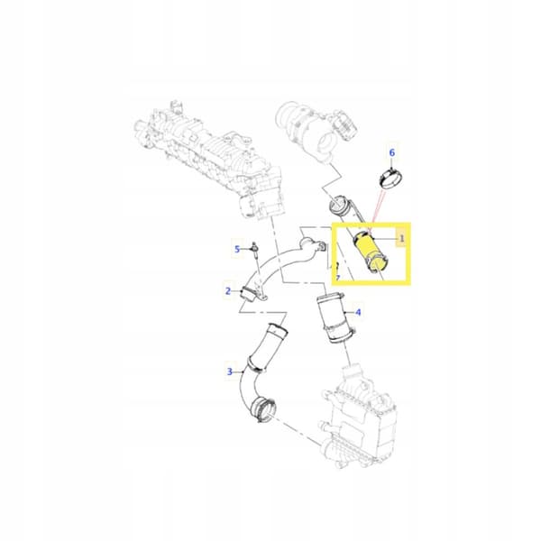 TURBO VÄLIJÄÄHDYTYSLETKU JAGUAR LAND ROVER 2.0 D J9C7413 LR072134