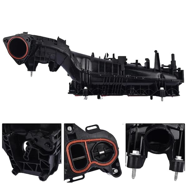 Indsugningsmanifold, Kompatibel med flere BMW-modeller, OEM-delnumre 11618513655 og 11618580274.