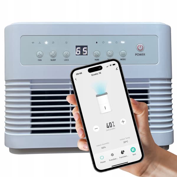 ECODRY 16L/24h WiFi affugter