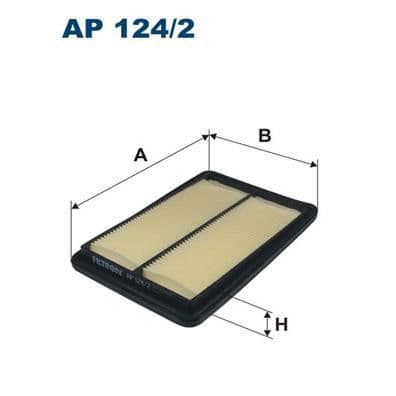 FILTRON Luftfilter AP124 / 2
