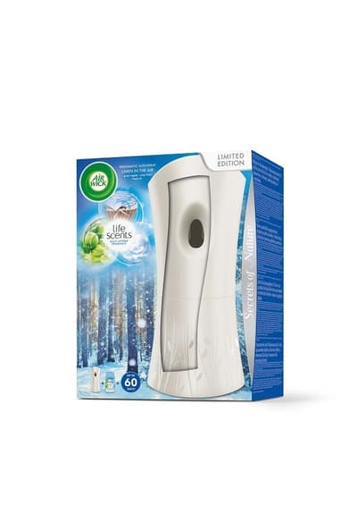 AIR WICK_SET Life Scents dyfuzor + bateria AA 2szt + wkład Kwiat Bawełny 250ml