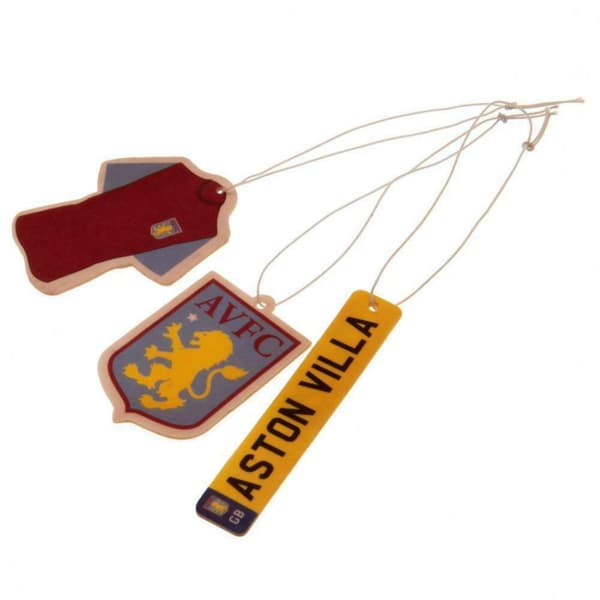 Aston Villa FC Air Freshener Set (Pack of 3)