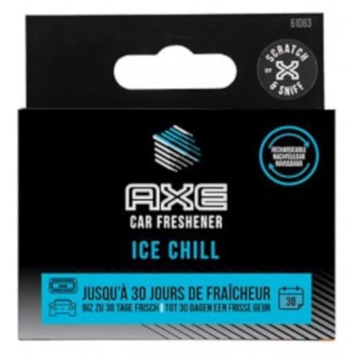 AX luftfräschare refill Alu Hållare Ice Chill svart 2 st