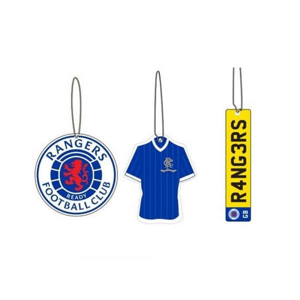 Rangers FC Car Air Freshener (Pack of 3)