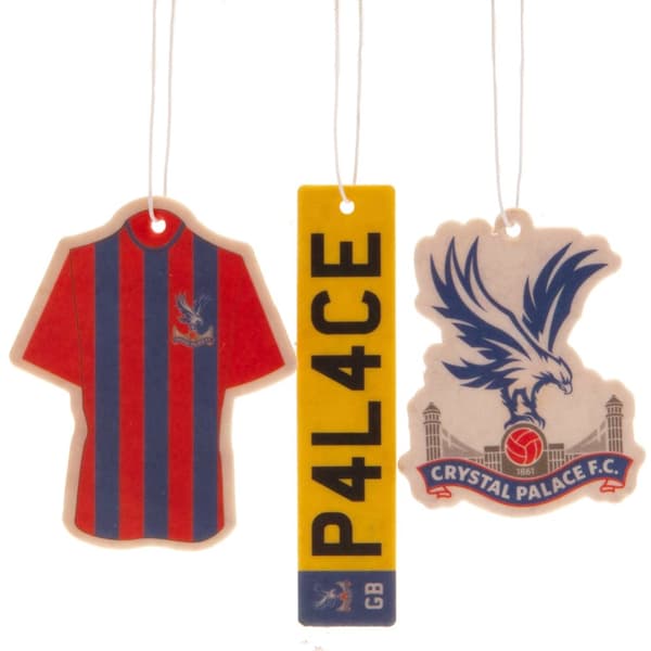 Crystal Palace FC Luftfrisker (pakke med 3 stk.) White/Red/Yellow One Size