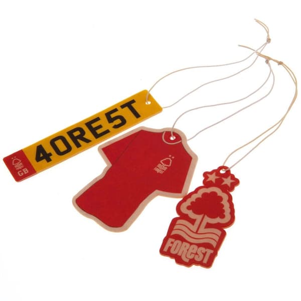 Nottingham Forest FC Luftfräschare (förpackning med 3)