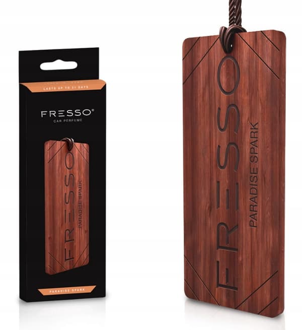 FRESSO PARADISE SPARK -AUTOTUOKSUSETTI 50 ML + RIPUSTUSKORISTE