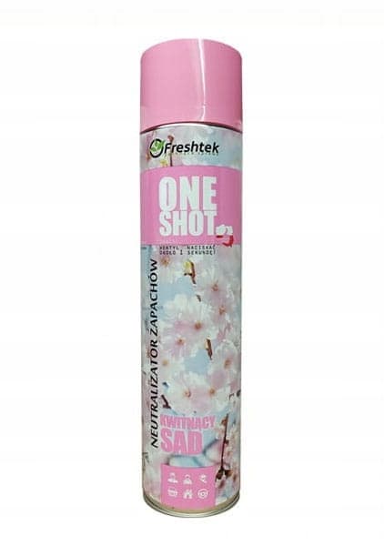 FRESHTEK ONE SHOT NEUTRALIZATOR Kwitnący Sad Odświeżacz zapachu do auta