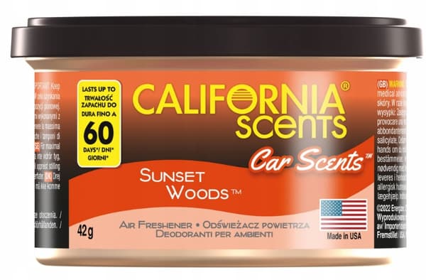 California Scents Sunset Wood auton ilmanraikastin