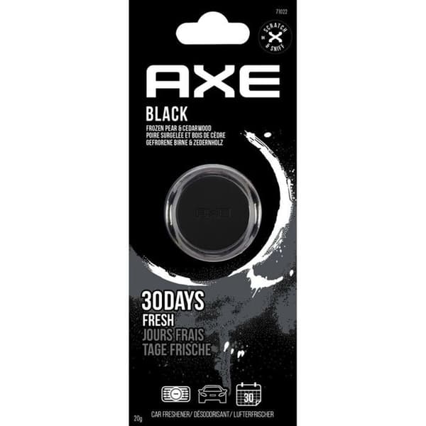 Luftfräschare - AX - Mini Vent - Svart parfym - 3 cm - För bil