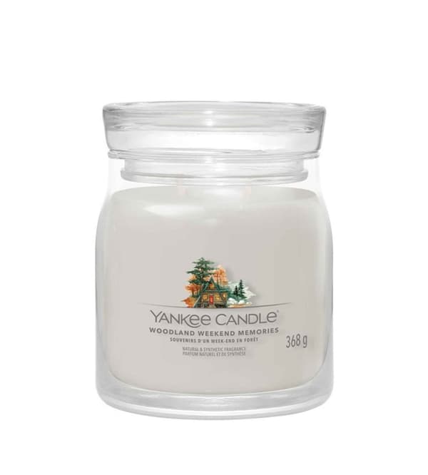 Yankee Candle Woodland Weekend Memories Signature Candle Medium 368g