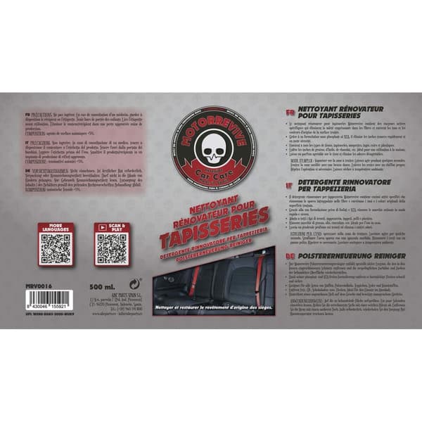 Polstringsrenser Motorrevive 500 ml