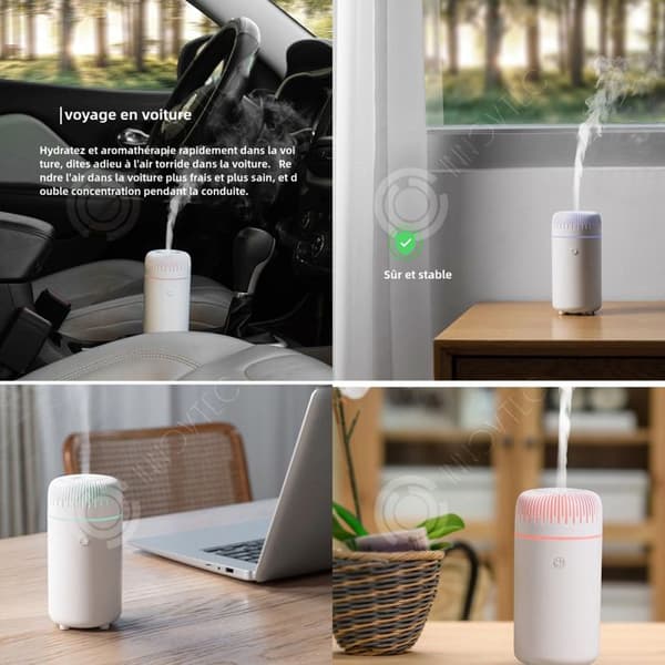 INN Aroma Diffuser 100ml Car Air Freshener med lätt doftoljespridare för bilkontorsluftfuktare