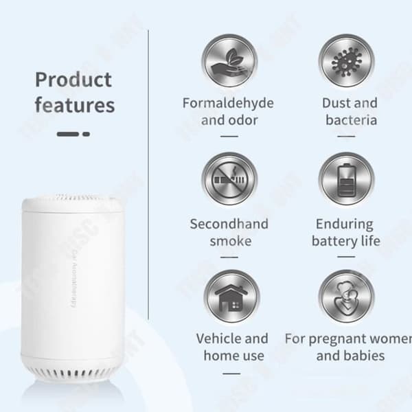 TD® Car aromaterapi kopp, salva parfym, auto parfymör, inbyggt batteri, hem luft presenter, presenter