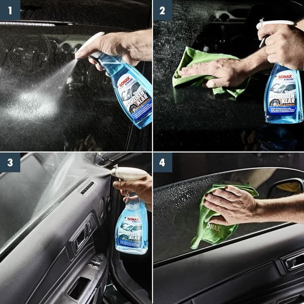 Lasin puhdistaja höyrystimellä Sonax SX02382410 500 ml