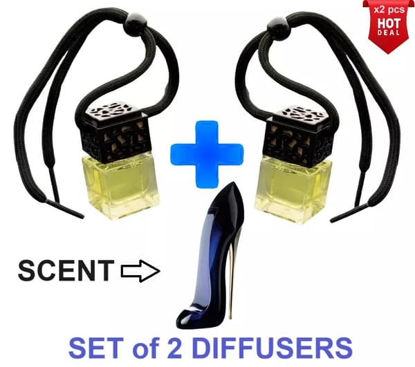 GOOD GIRL - SET of 2 BOTTLES - Car Air Freshener Inspired Oil Diffuser