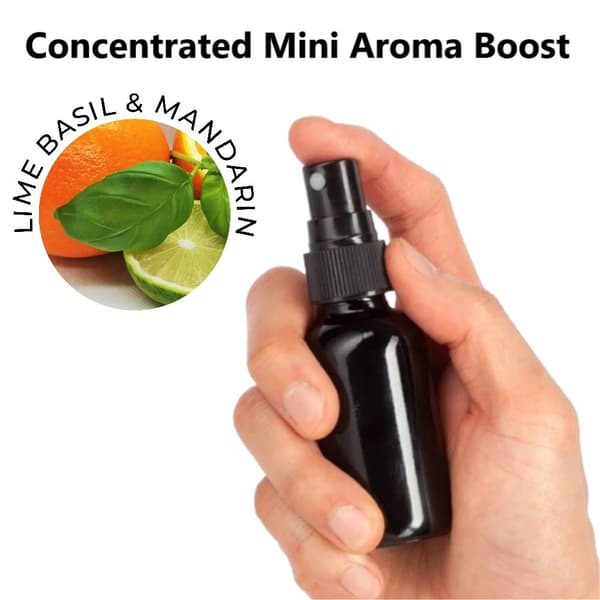LIME BASIL & MANDARIN  - Car Home Fabric Air Freshener Spray - Mini Aroma Boost