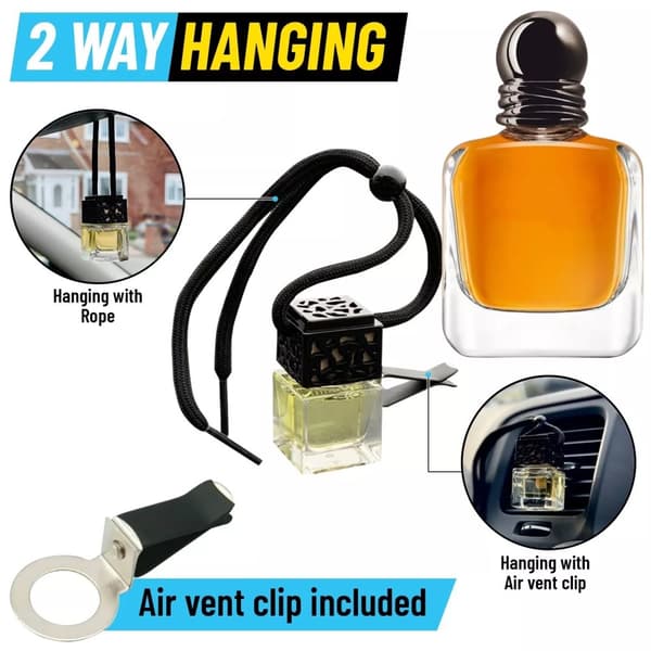 STRONG WITH YOU Car Diffuser Air Freshener - Air Vent Clip - 2 way hanging