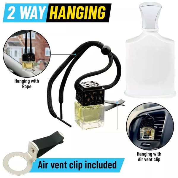 SILVER MOUNTAIN WATER Car Diffuser Air Freshener - Air Vent Clip Included