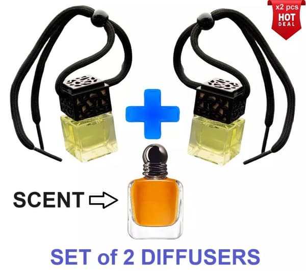 STRONGER WITH YOU - SET of 2 BOTTLES - Car Air Freshener Inspired Oil Diffuser