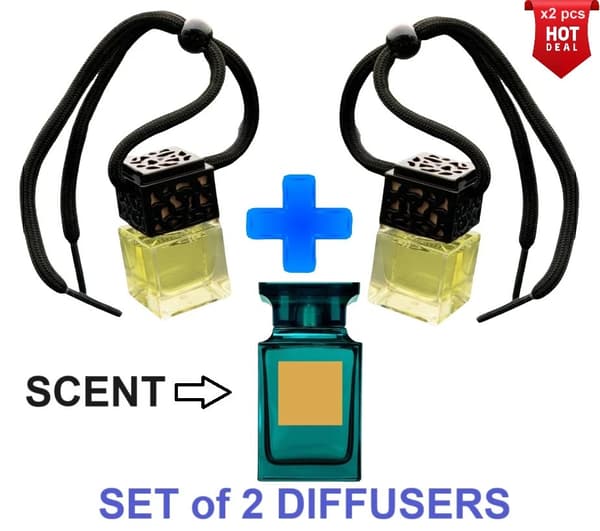 NEROLI Fragrance - SET of 2 BOTTLES - Car Air Freshener Inspired Oil Diffuser