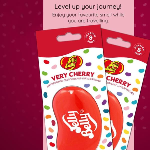 Jelly Baby 15210 bil hemmakontor Mycket körsbärsdoft Unik 3D luftfräschare