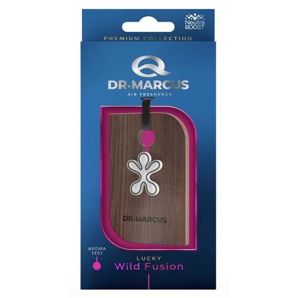 Auton ilmanraikastin Dr Marcus Lucky Wild Fusion Polyesteri Puu Tuoksu Riipukset