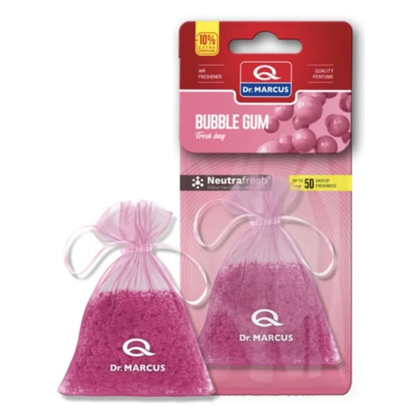 Luftfrisker til Bilen Dr Marcus Fresh Bag Tyggegummi Duft Lille taske