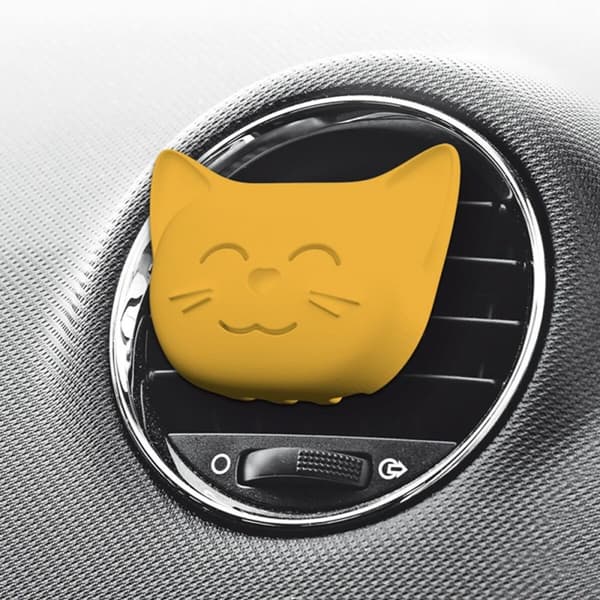 Auton ilmanraikastin Dr Marcus Cosmic Cat Persikka Muovinen Riipukset