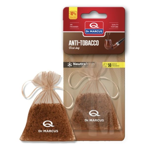 Auton ilmanraikastin Dr Marcus Fresh Bag Anti-tobacco Pieni laukku
