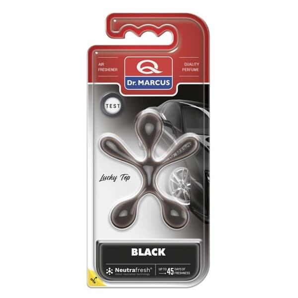 Auton ilmanraikastin Dr Marcus Lucky Top black Muovinen Riipukset (12 osaa)