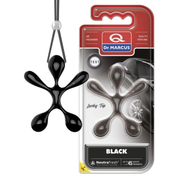 Auton ilmanraikastin Dr Marcus Lucky Top black Muovinen Riipukset (12 osaa)