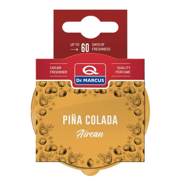Auton ilmanraikastin Dr Marcus Aircan Piña Colada 40 g Tuoksu Tölkki